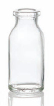 15 ml injectieflacon, helder, type 2 geblazen glas