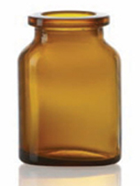 30 ml injectieflacon, amber, type 1 geblazen glas